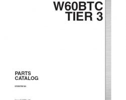 Parts Catalog for New Holland CE WHEEL LOADERS model W60BTC