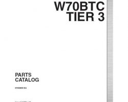 Parts Catalog for New Holland CE WHEEL LOADERS model W70BTC