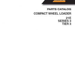 Parts Catalog for Case Compact wheel loaders model 21E
