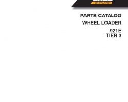 Parts Catalog for Case Wheel loaders model 921E