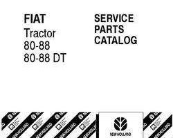 Parts Catalog for New Holland Tractors model 80-88