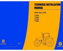 Operator's Manual for New Holland Tractors model T7050