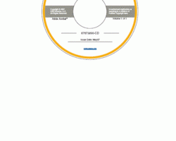 Service Manual on CD for Case Excavators model CX210B