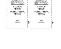 Service Manual for New Holland Tractors model TN75FA