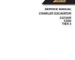 Case Excavators model CX75SR Service Manual