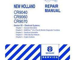 Electrical Wiring Diagram Manual for New Holland Combine model CR9060