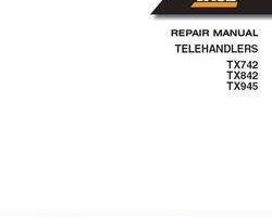 Case Telehandlers model TX842 Service Manual
