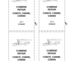 Service Manual for New Holland Combine model CX8070