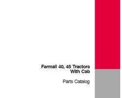 Parts Catalog for Case IH Tractors model Farmall 50
