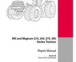 Service Manual for Case IH Tractors model Magnum 2A