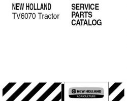 Parts Catalog for New Holland Tractors model TV6070