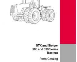 Parts Catalog for Case IH Tractors model STX330