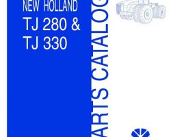 Parts Catalog for New Holland Tractors model TJ280