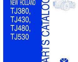 Parts Catalog for New Holland Tractors model TJ430