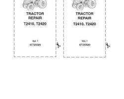 Service Manual for New Holland Tractors model T2410