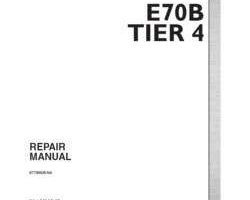 New Holland CE Excavators model E70B Service Manual