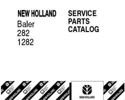 Parts Catalog for New Holland Balers model 282
