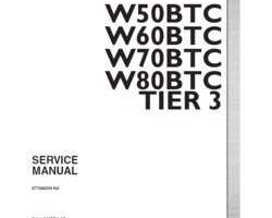 New Holland CE WHEEL LOADERS model W60BTC Service Manual