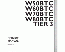 New Holland CE WHEEL LOADERS model W50BTC Service Manual