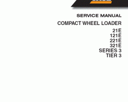 Case Compact wheel loaders model 121E Service Manual