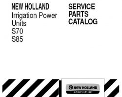 Parts Catalog for New Holland Engines model S70