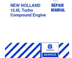 Engine Service Manual for New Holland Tractors model T9050