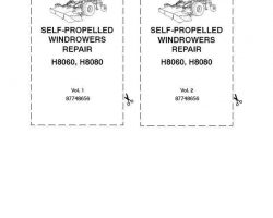 Service Manual for New Holland Windrower model H8060