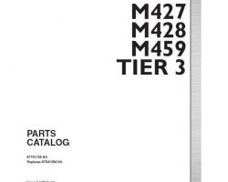 Parts Catalog for New Holland CE Telehandlers model M427