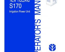 Operator's Manual for New Holland Engines model S170