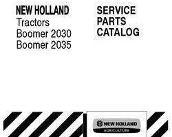 Parts Catalog for New Holland Tractors model Boomer 2035