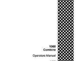 Operator's Manual for Case IH Combine model 1060