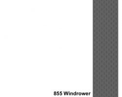 Operator's Manual for Case IH Windrower model 855