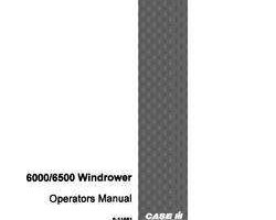 Operator's Manual for Case IH Windrower model 6500