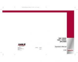 Operator's Manual for Case IH Tractors model 956
