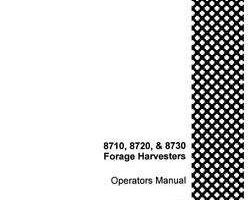 Operator's Manual for Case IH Harvester model 8710