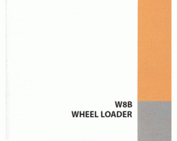 Case Wheel loaders model W9B Operator's Manual