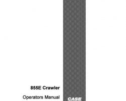 Case Dozers model 855E Operator's Manual