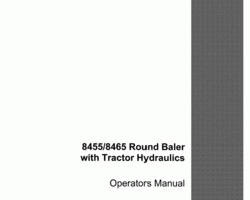 Operator's Manual for Case IH Tractors model 8465