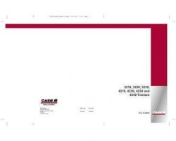 Operator's Manual for Case IH Tractors model 3230