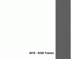 Operator's Manual for Case IH Tractors model 9330