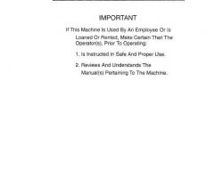 Operator's Manual for Case IH Planter model 955