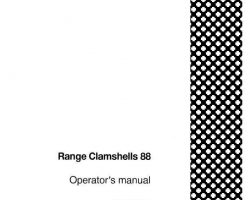 Case Excavators model 988 Operator's Manual