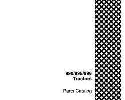 Parts Catalog for Case IH Tractors model 996