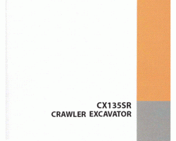 Case Excavators model CX135SR Service Manual