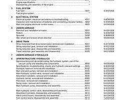 Case Excavators model CX350 Service Manual