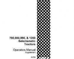 Operator's Manual for Case IH Tractors model 1200