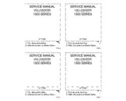 Case Skid steers / compact track loaders model 1526 Service Manual
