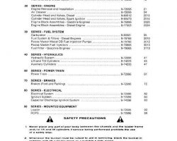 Case Skid steers / compact track loaders model 1700 Service Manual