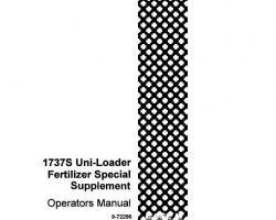 Case Skid steers / compact track loaders model 1700 Operator's Manual