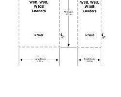 Case Wheel loaders model W8B Service Manual